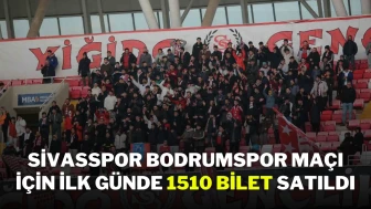 Sivasspor Bodrumspor Maçı İçin İlk Günde 1510 Bilet Satıldı