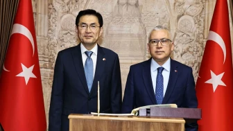 Kore Cumhuriyeti Ankara Büyükelçisi Jeong Yeondoo’dan Sivas Valisi Şimşek’e Ziyaret
