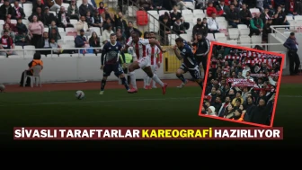Sivaslı Taraftarlar Kareografi Hazırlıyor