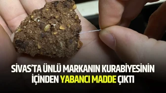 Sivas’ta Ünlü Markanın Kurabiyesinin İçinden Yabancı Madde Çıktı