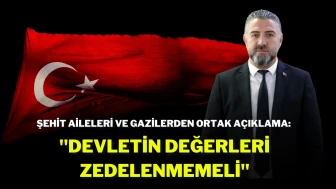 Şehit Aileleri ve Gazilerden Ortak Açıklama: "Devletin Değerleri Zedelenmemeli"