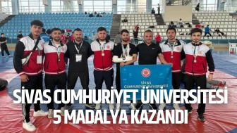 Sivas Cumhuriyet Üniversitesi 5 Madalya Kazandı