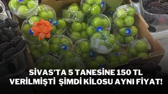 Sivas'ta 5 Tanesine 150 TL Verilmişti Şimdi Kilosu Aynı Fiyat!