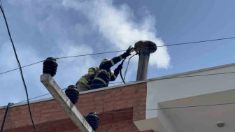 Bacadan Gelen Kıvılcımlar Yangın Alarmı Verdi