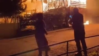 Yangın Mahalleliyi Ayağa Kaldırdı