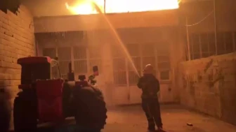 Sanayi Sitesinde Yangın Paniği
