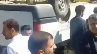 Freni boşalan servis takla attı: 13 öğrenci yaralı