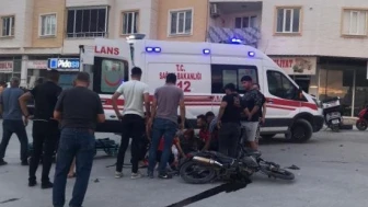 Tır-Motosiklet Kazası Sürücü Ağır Yaralı