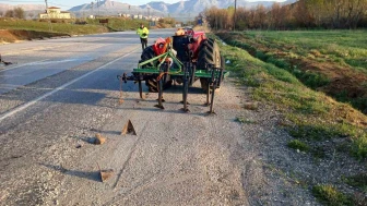 Malatya Yolu Üzerinde Maddi Hasarlı Kaza
