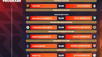 37. Haftada Gözler Süper Lig’de