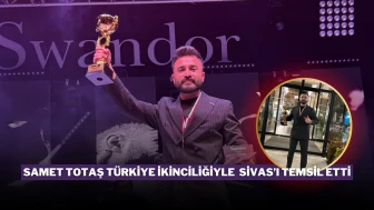 Samet Totaş Türkiye İkinciliğiyle  Sivas’ı Temsil Etti