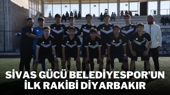 Sivas Gücü Belediyespor’un İlk Rakibi Diyarbakır