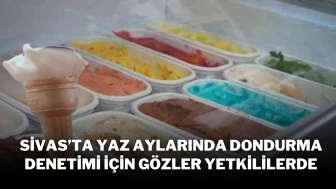 Sivas’ta Yaz Aylarında Dondurma Denetimi İçin Gözler Yetkililerde