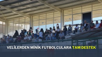 Velilerden Minik Futbolculara Tam Destek