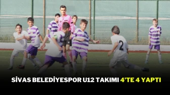 Sivas Belediyespor U12 Takımı 4’te 4 Yaptı