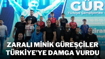 Zaralı Minik Güreşçiler Türkiye’ye Damga Vurdu