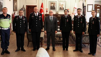 Jandarma Teşkilatından Vali Şimşek’e 186. Yıl Ziyareti