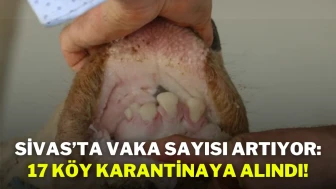 Sivas’ta Vaka Sayısı Artıyor: 17 Köy Karantinaya Alındı!