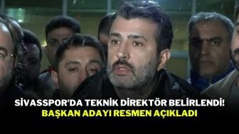 Sivasspor’da Teknik Direktör Belirlendi! Başkan Adayı Resmen Açıkladı