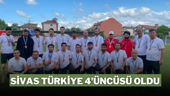 Sivas Türkiye 4'üncüsü Oldu