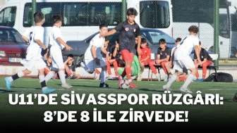 U11’de Sivasspor Rüzgârı: 8’de 8 ile Zirvede!