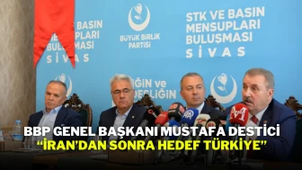 BBP Genel Başkanı Mustafa Destici: “İran’dan Sonra Hedef Türkiye”