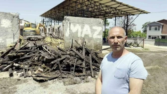 Bayrama Sayılı Günler Kala Ahırda Yangın Kurbanlıklar Küle Döndü