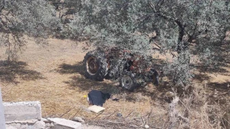 Yokuşta Devrilen Traktör Can Aldı