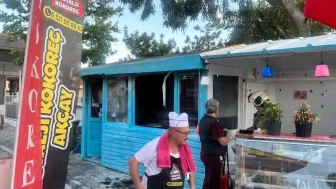 Kokoreç Büfesinde Yangın Paniği