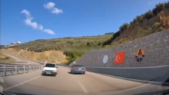 Ters Yöne Giren Otomobil Facianın Eşiğinden Döndürdü: O Anlar Kamerada