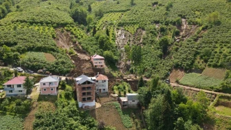 Trabzon’da Heyelan Tehlikesi: 5 Ev Risk Altında