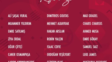 KADRODA 24 FUTBOLCU YER ALIYOR