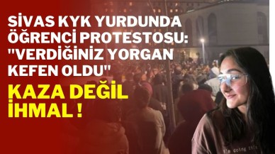 Sivas KYK Yurdunda Öğrenci Protestosu: "Verdiğiniz Yorgan Kefen Oldu"