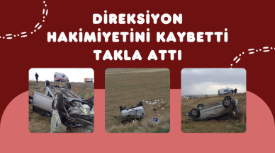 Direksiyon Hakimiyetini Kaybetti Takla Attı