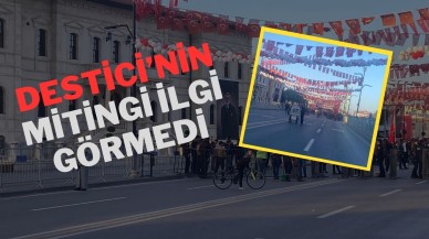 Destici'nin Mitingi İlgi Görmedi