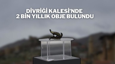 Divriği Kalesi’nde 2 Bin Yıllık Obje Bulundu