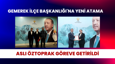 Gemerek İlçe Başkanlığı'na Yeni Atama: Aslı Öztoprak Göreve Getirildi