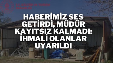 Haberimiz Ses Getirdi,  Müdür Kayıtsız Kalmadı İhmali Olanlar Uyarıldı