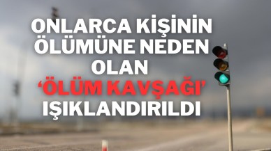 Onlarca Kişinin Ölümüne Neden Olan ‘Ölüm Kavşağı’ Işıklandırıldı