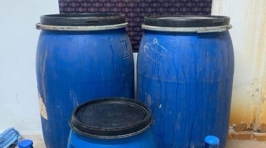 580 Litre Kaçak İçki Ele Geçirildi