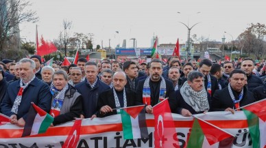 Ercan Destek Yürüyüşünde