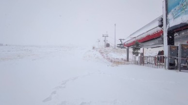 Erciyes’te Kar Yağışı Etkili Oldu