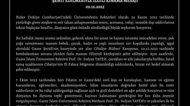 Rektörlerden Kınama