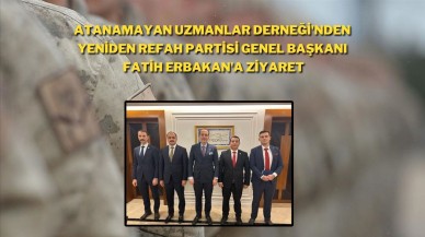 Atanamayan Uzmanlar Derneği'nden Yeniden Refah Partisi Genel Başkanı Fatih Erbakan'a Ziyaret