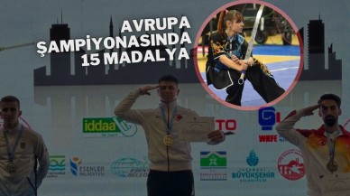 Avrupa Şampiyonasında 15 Madalya 