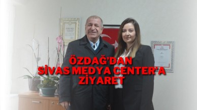 Özdağ’dan Sivas Medya Center’a Ziyaret