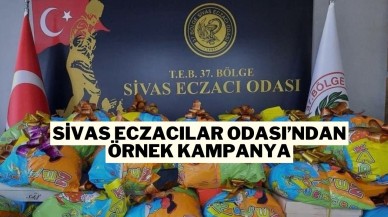 Sivas Eczacılar Odası’ndan Örnek Kampanya