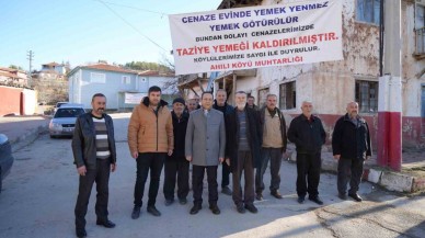 Ahılı Köyünde 20 Yıllık Geleneğe Son: Cenazelerde Taziye Yemeği Kaldırıldı