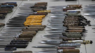 Polis Ekipleri Tarafından Satışı Yasak Olan Çeşitli Kesici Aletler Ele Geçirildi