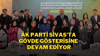 AK Parti Sivas’ta Gövde Gösterisine Devam Ediyor